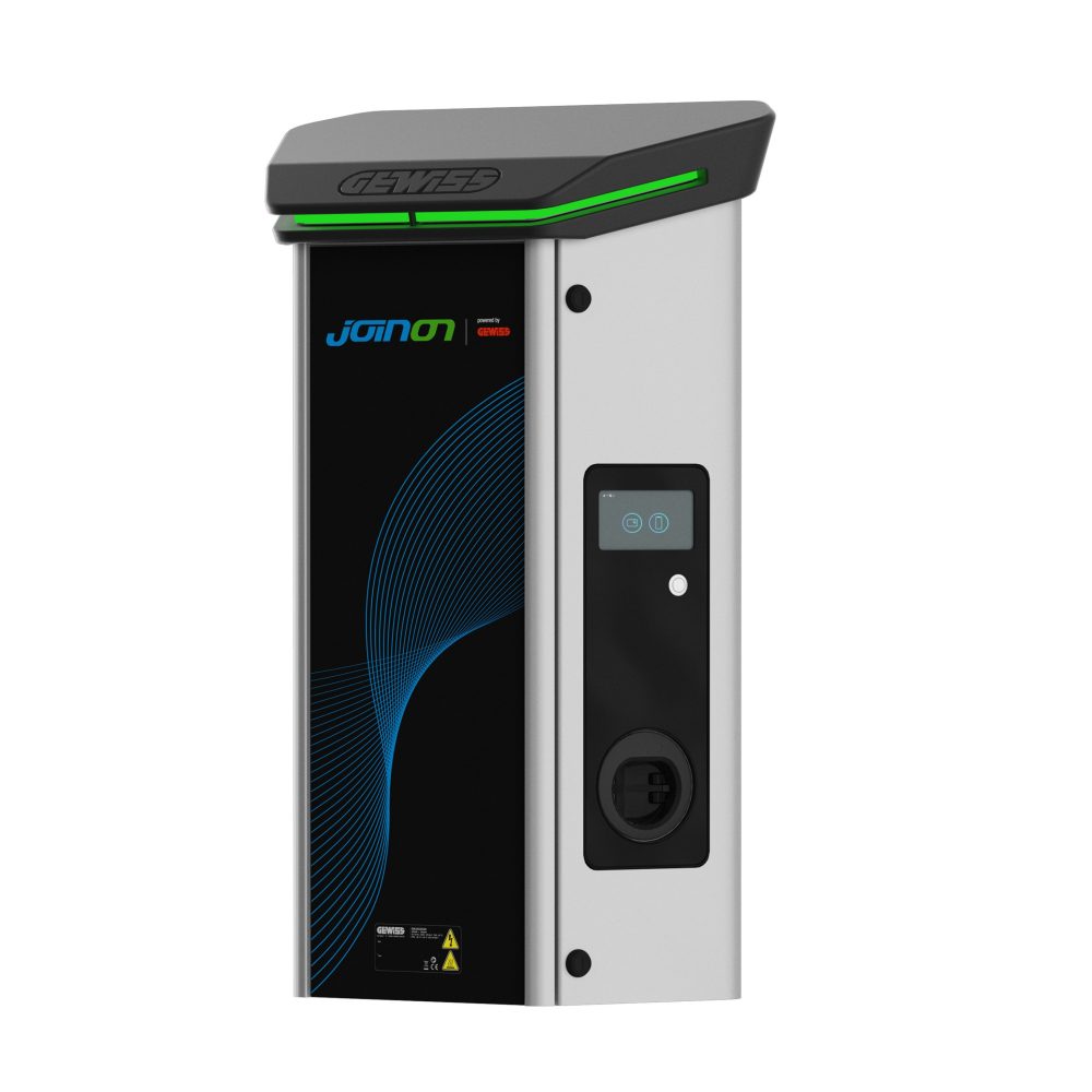 Gewiss GWJ2404T JOINON 2×22 kW · Tip 2 priz · duvar tipi şarj istasyonu